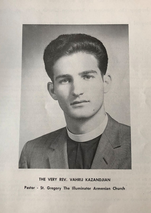 The Very Rev. Vahrij Kazandjian